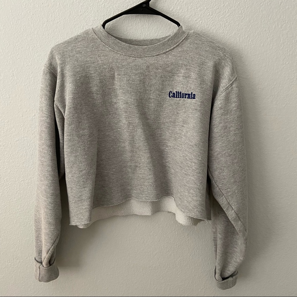 Brandy Melville cropped crew neck!